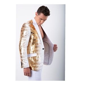 Men Sequins Jacket two tones!